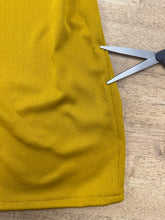 70s Mustard Yellow Mod Mini Dress