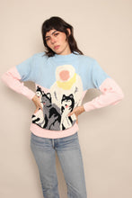 80s Husky Print Sweater
