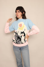80s Husky Print Sweater