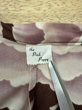 70s Cloud Print Wrap Skirt