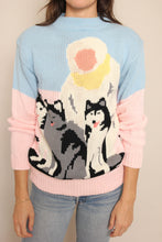 80s Husky Print Sweater