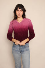 80s Purple Gradient Sweater