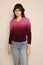 80s Purple Gradient Sweater