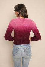 80s Purple Gradient Sweater