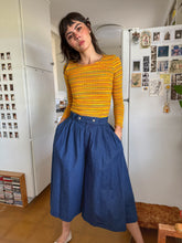 80s Denim Gaucho Pants