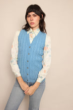 70s Cable Knit Sweater Vest