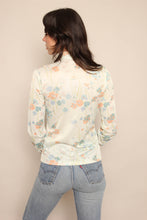 70s Muted Floral Disco Shirt