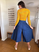 80s Denim Gaucho Pants