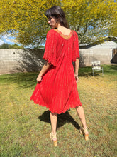 70s Bell Sleeve Gauze Dress
