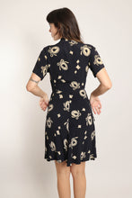 40s Cameo Print Dress