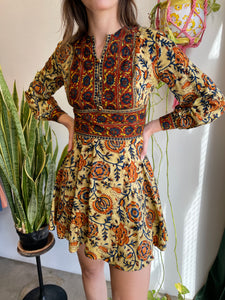 70s Autumn Mini Dress