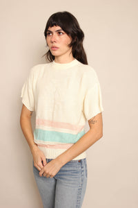 80s Embossed Southwestern Sweater