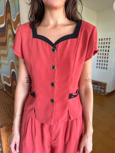 90s Terracotta Matching Set