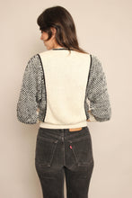 80s Beaded Zebra Sweater