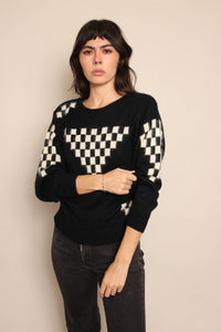 80s Checkered Sweater
