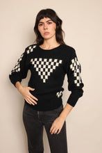 80s Checkered Sweater