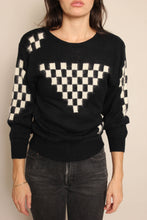 80s Checkered Sweater