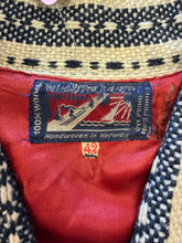1960s Handwoven Norwegian Wool Striped Jacket