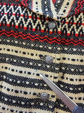 1960s Handwoven Norwegian Wool Striped Jacket