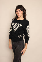 80s Checkered Sweater