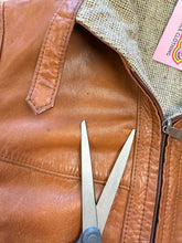 1980s Reversible Leather & Tweed Cafe Racer Moto Jacket