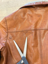 1980s Reversible Leather & Tweed Cafe Racer Moto Jacket
