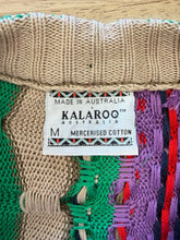 1990s Kalaroo Australia Rainbow Cotton Abstract Sweater