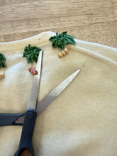 1950s Fruit Berries Knit Cardigan Sweater