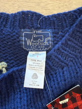 1990s Woolrich English Sheep Dog Print Wool Sweater