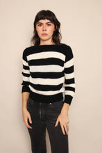 80s Black & White Sweater