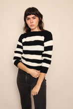 80s Black & White Sweater