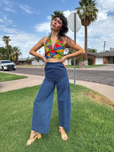 70s Swiss Dot Bell Bottoms
