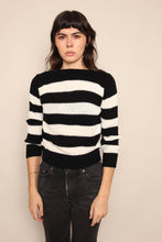 80s Black & White Sweater