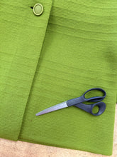 1960s Sebastian Avocado Green Knit Jacket With Large Buttons