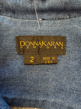 1990s Donna Karan Blue Jean Mini Dress