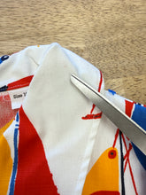 1970s Sail Boat Print Cotton Dress With O-Ring Zipper