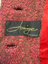 1960s Pink Tweed Wool Peacoat