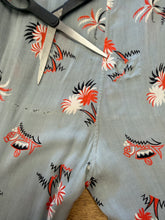 1940s Novelty Print Beach Pajamas