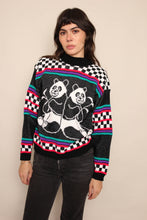 80s Panda Bear Sweater