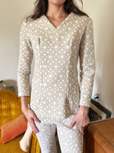 70s Spotted Two Piece Pants Set