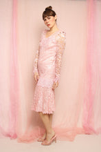 ❤️ 80s Romantic Low Waist Dress