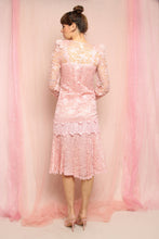 ❤️ 80s Romantic Low Waist Dress