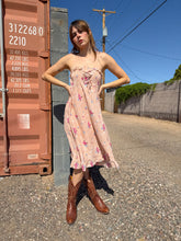 70s Floral Smocked Sundress