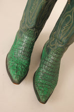 90s Green Cowboy Boots
