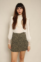 Y2K Banana Republic Taupe Floral Mini Skort