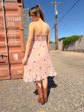 70s Floral Smocked Sundress