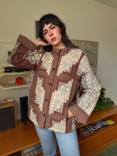 70s Quilted Floral Jacket