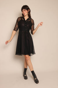 50s Moon & Stars Witch Dress - XS