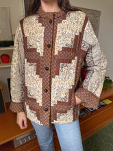 70s Quilted Floral Jacket
