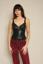 1990s Michael Hoban For North Beach Leather Tank Top